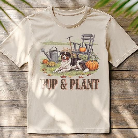 Pups and Plants Classic Unisex T-Shirt Gildan for Adults