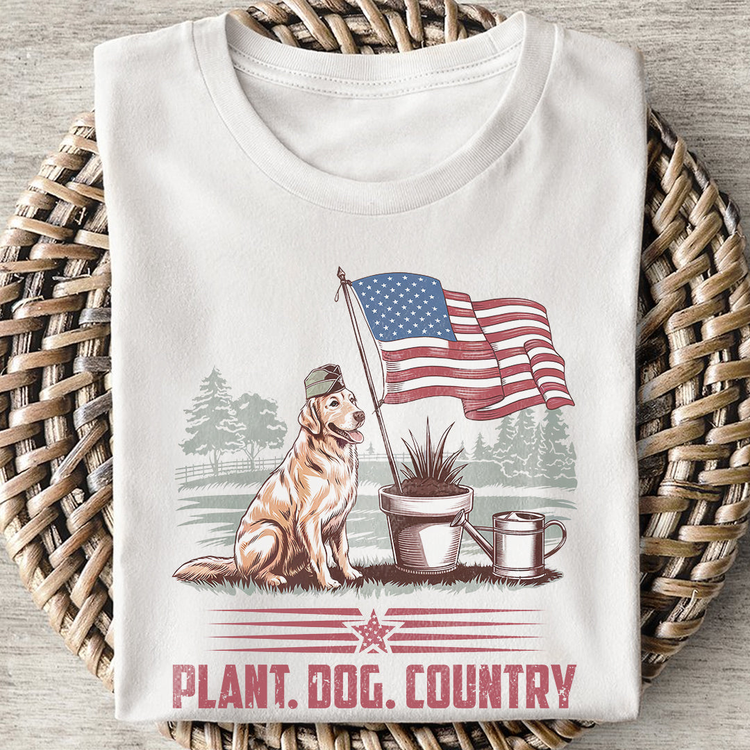 Plant Dog Country Classic Unisex T-Shirt Gildan for Kids