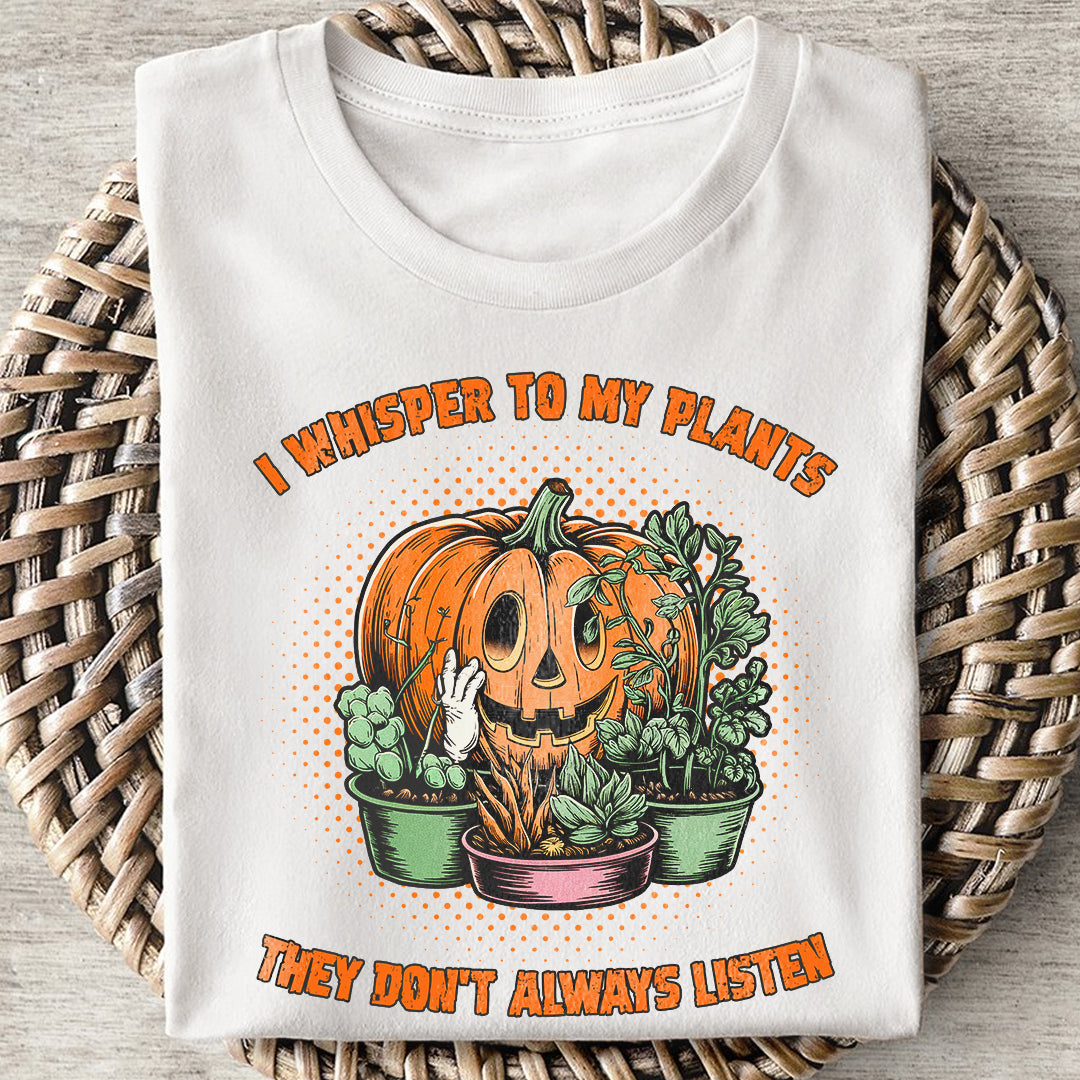 I Whisper To My Plants Classic Unisex T-Shirt Gildan for Kids