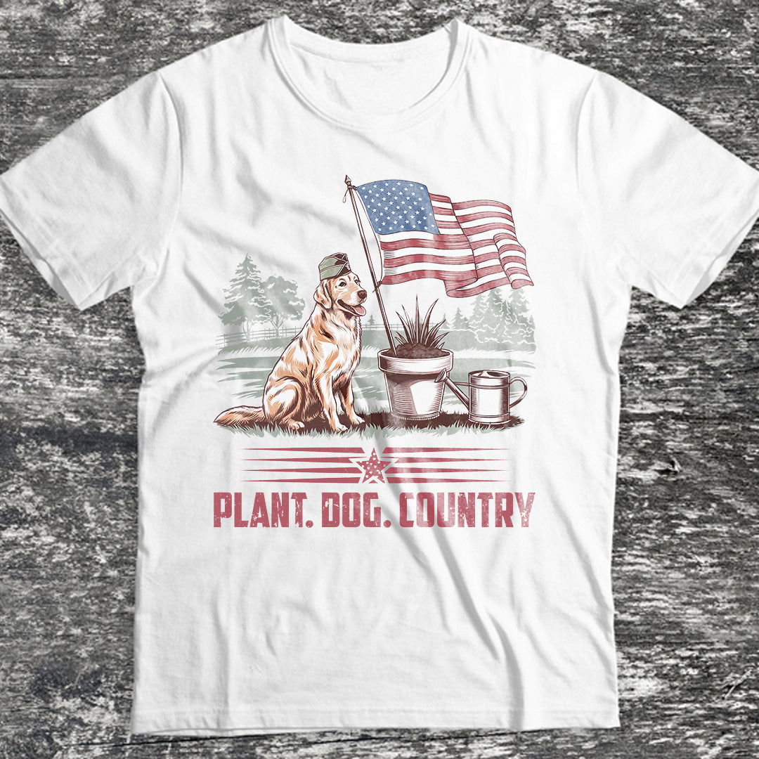 Plant Dog Country Classic Unisex T-Shirt Gildan for Kids