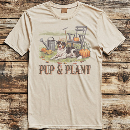 Pups and Plants Classic Unisex T-Shirt Gildan for Adults