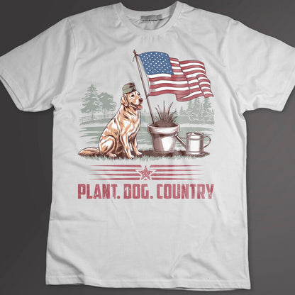 Plant Dog Country Classic Unisex T-Shirt Gildan for Adults