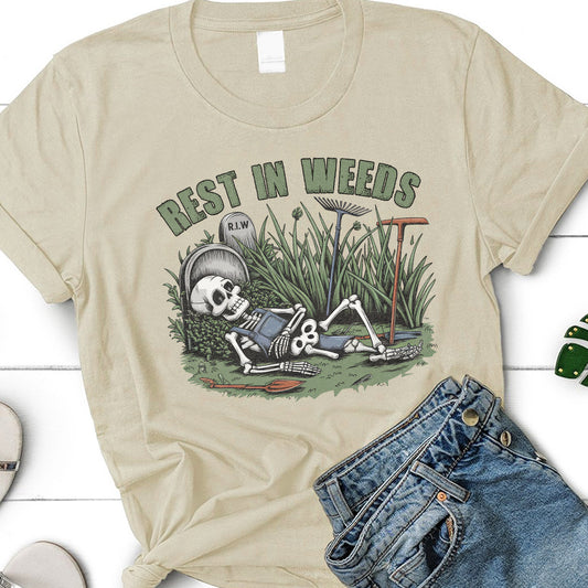 Rest In Weeds 2 Classic Unisex T-Shirt Gildan for Adults