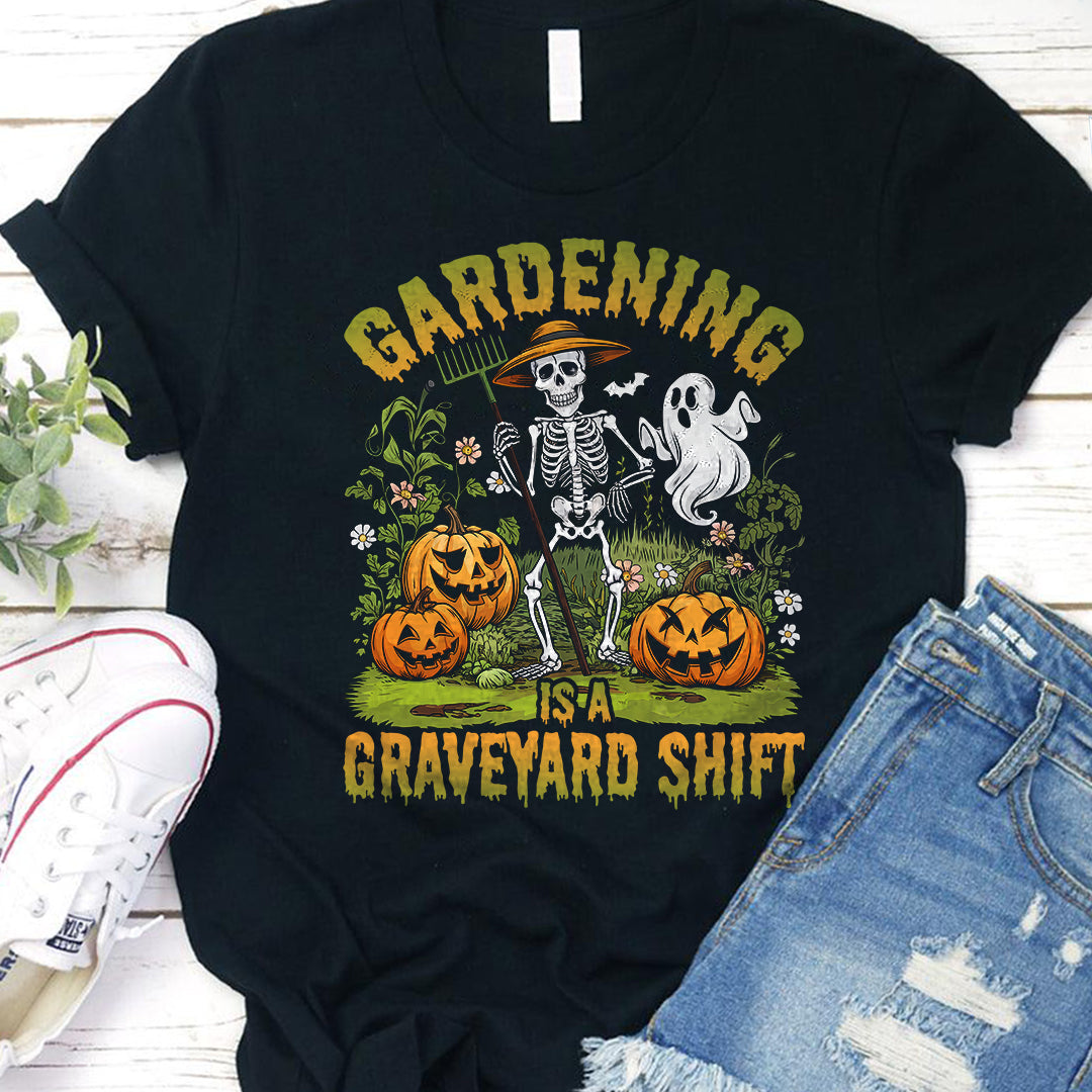 Gardening Is A Grave Yard Shift Classic T-Shirt for Adults