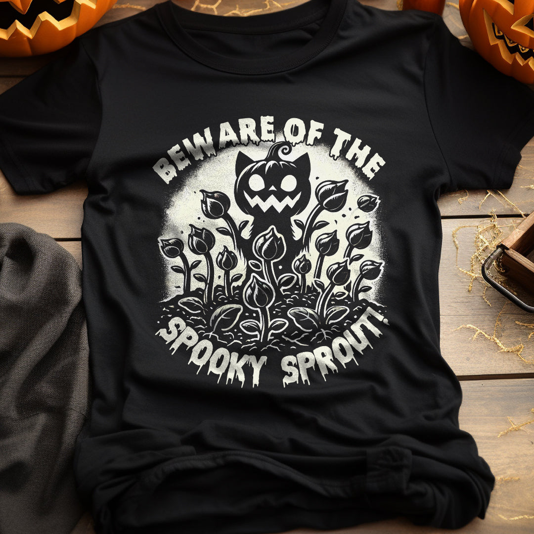 Beware of Spooky Sprout Classic T-Shirt Gildan for Adults