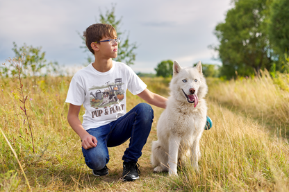 Pups and Plants Classic Unisex T-Shirt Gildan for Kids