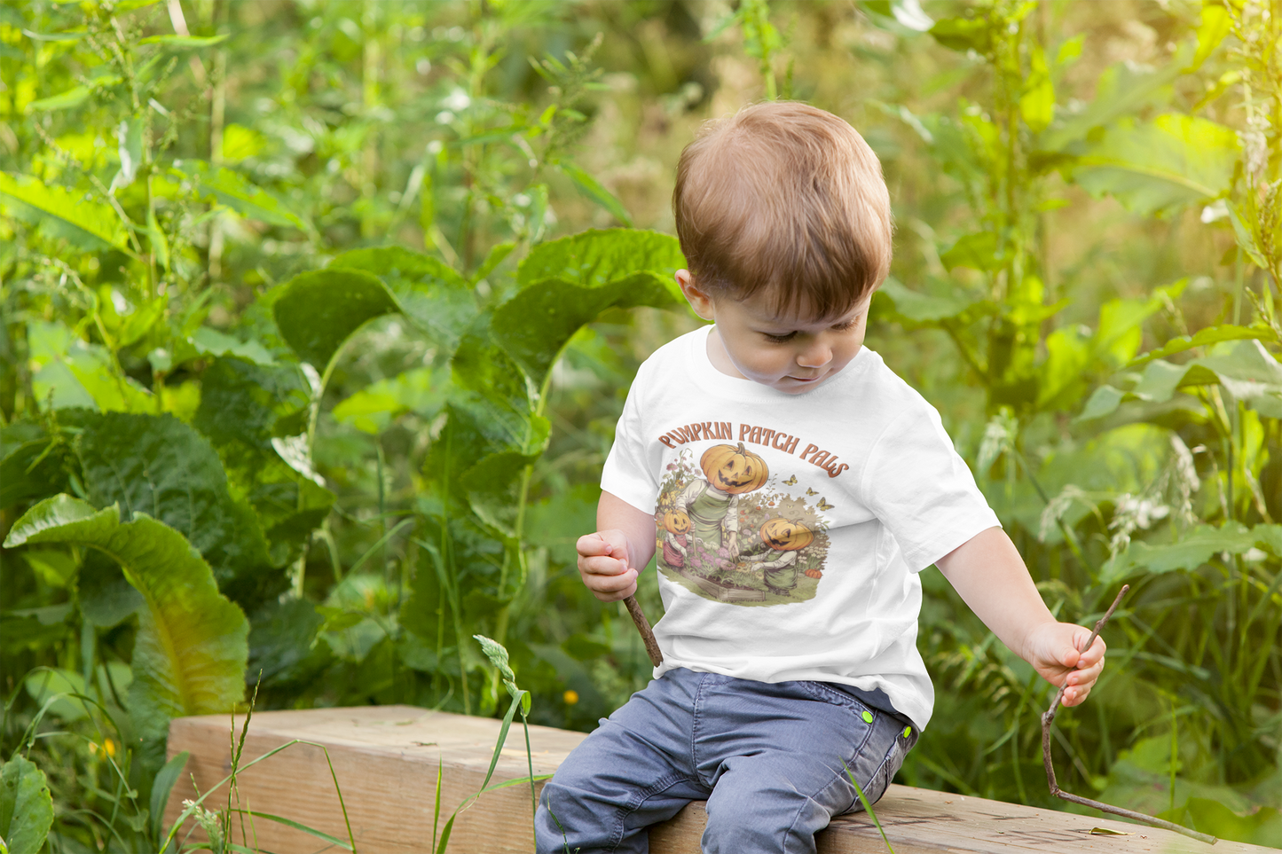 Pumpkin Patch Pals Classic Unisex T-Shirt Gildan for Kids