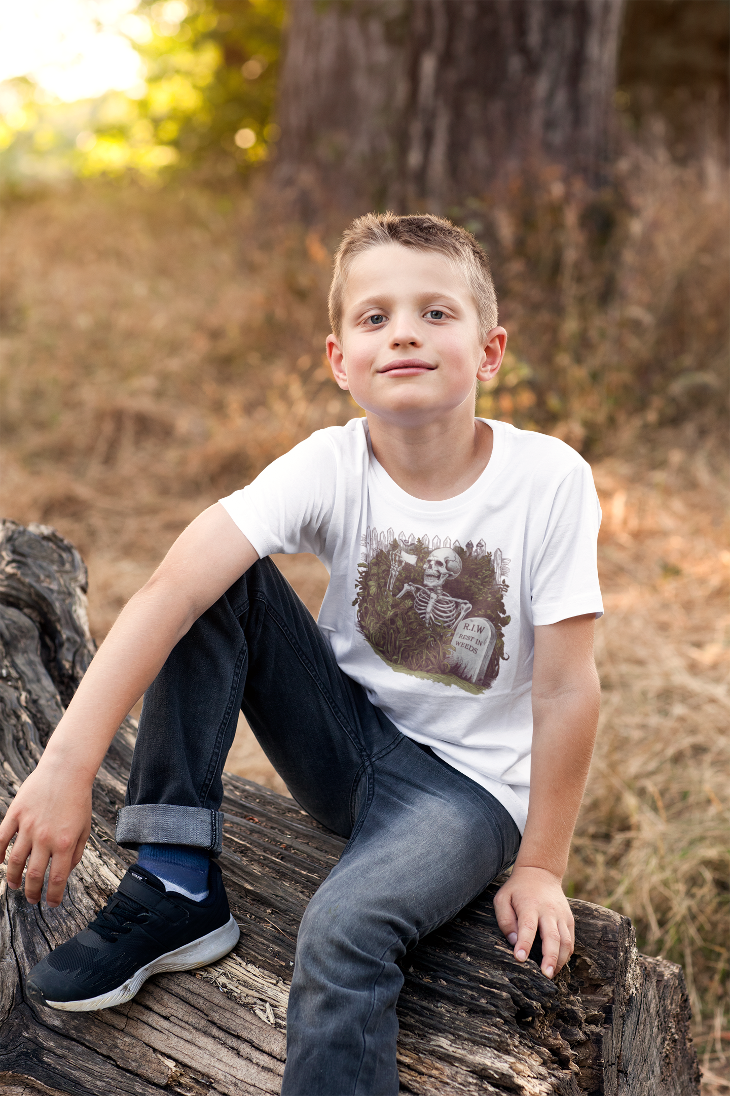 Rest in Weeds Classic Unisex T-Shirt Gildan for Kids