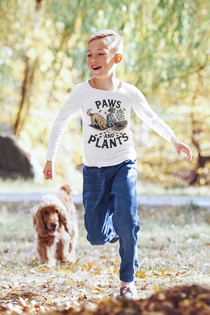 Paws and Plants Classic Unisex T-Shirt Gildan for Kids