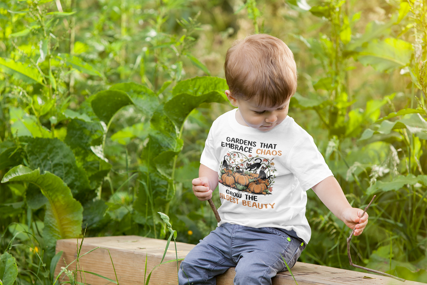 Garden that Embrace Chaos Classic Unisex T-Shirt Gildan for Kids