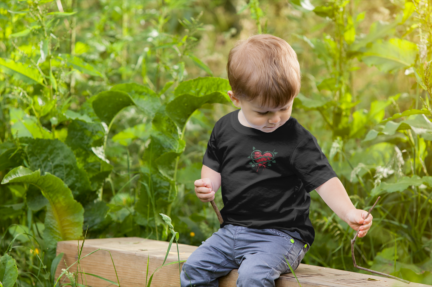 A Heart for Plants Classic Unisex T-Shirt Gildan for Kids