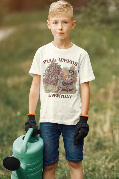 Pull Weeds Everyday Classic Unisex T-Shirt Gildan for Kids