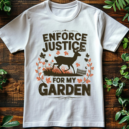 Enforce Justice For My Garden Classic Unisex T-Shirt for Adults