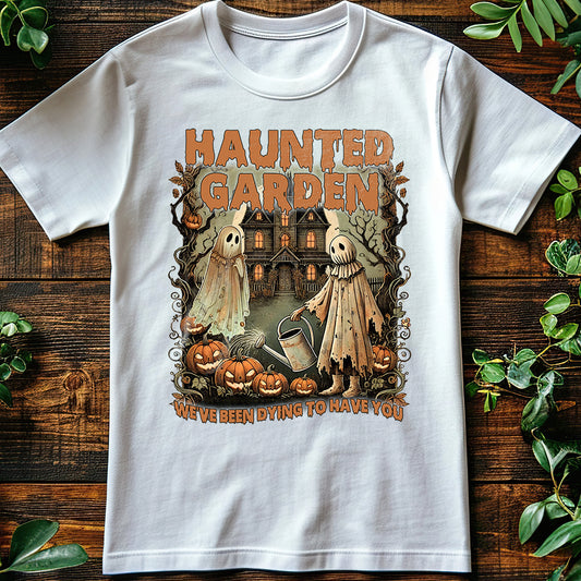 Haunted Garden Unisex T-Shirt Gildan for Kids