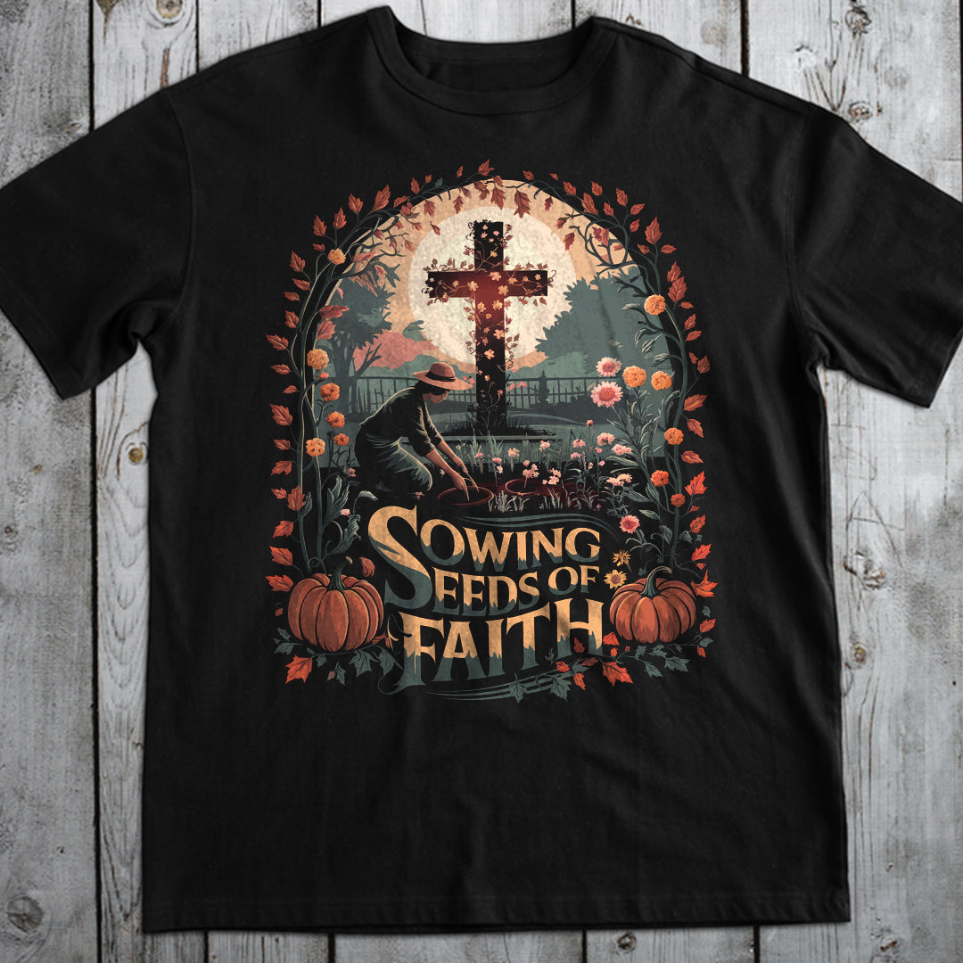 Sowing Seeds of Faith Classic Unisex T-Shirt Gildan for Adults