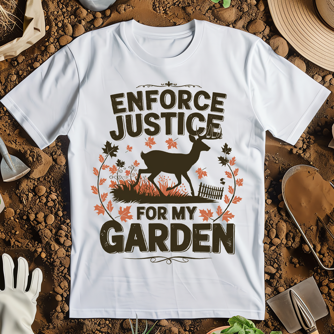 Enforce Justice For My Garden Classic Unisex T-Shirt for Adults