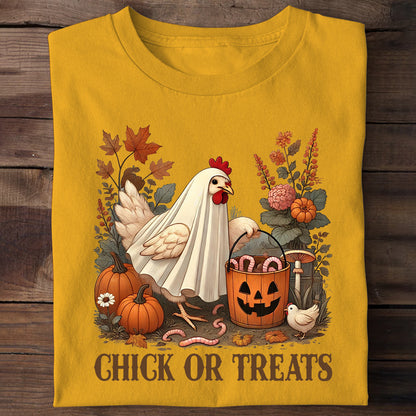 Chick or Treats Classic Unisex T-Shirt for Kids