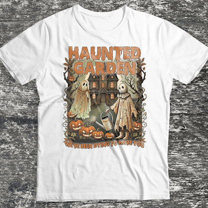 Haunted Garden Unisex T-Shirt Gildan for Kids