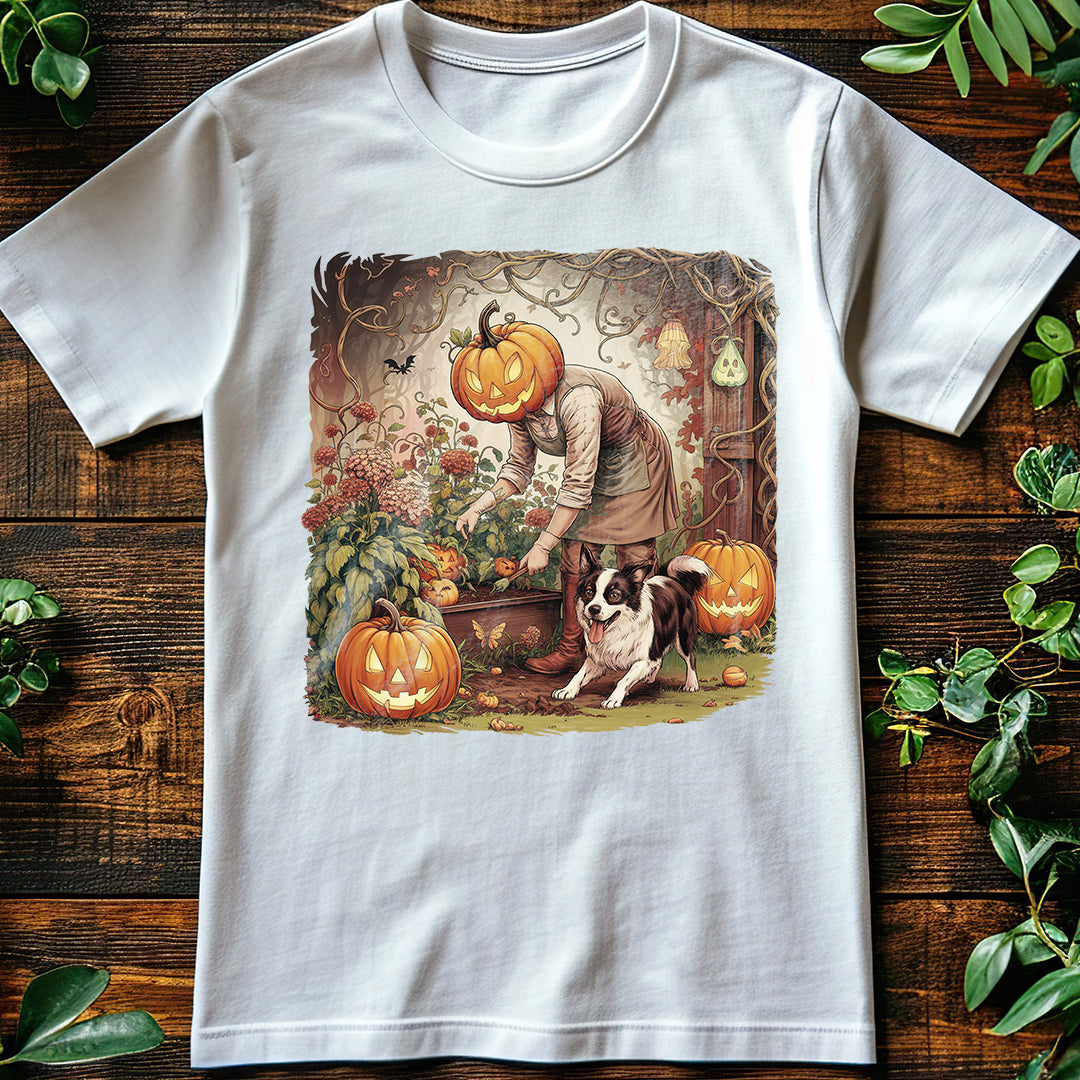 Pumpkin and Pup Classic Unisex T-Shirt Gildan for Kids