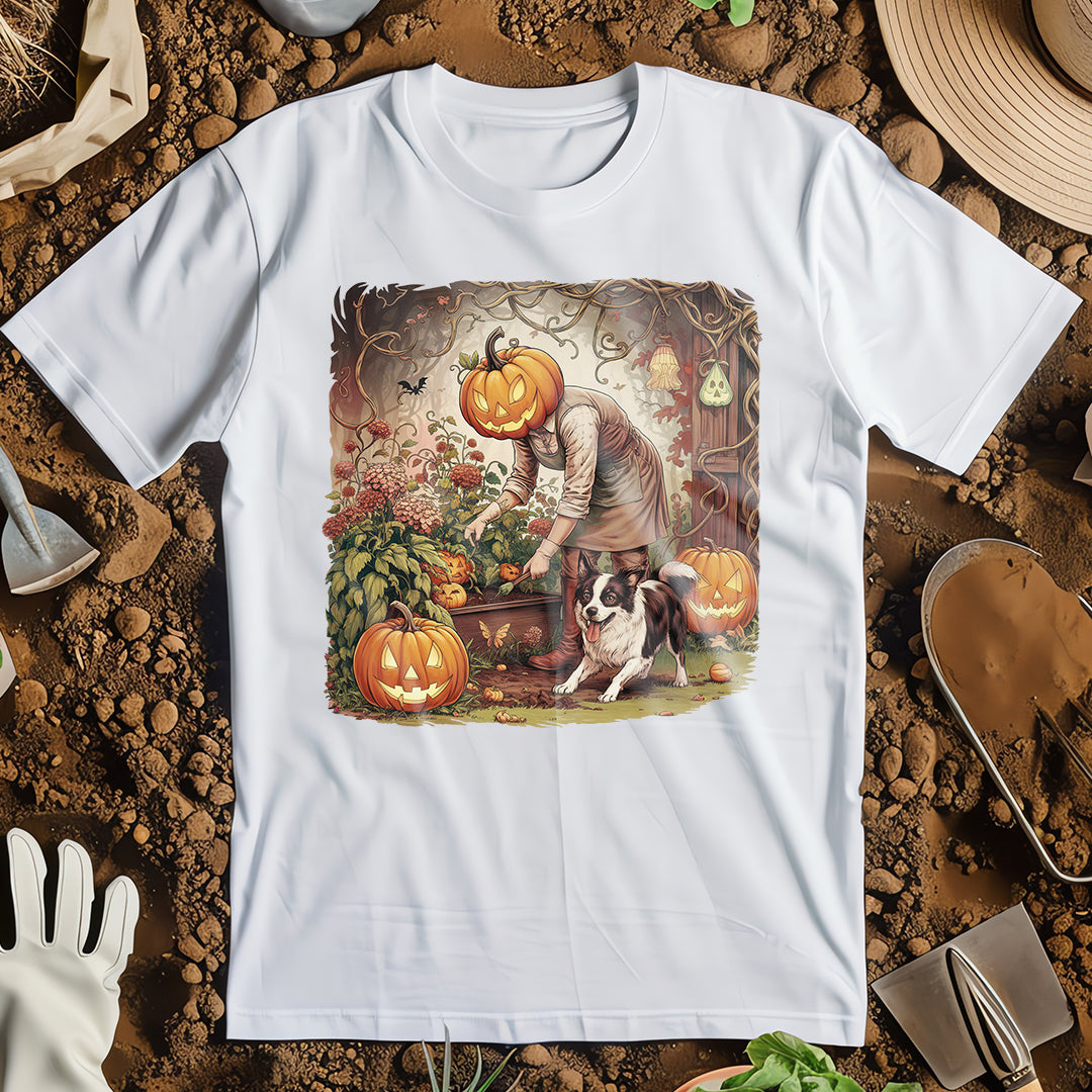 Pumpkin and Pup Classic Unisex T-Shirt Gildan for Adults