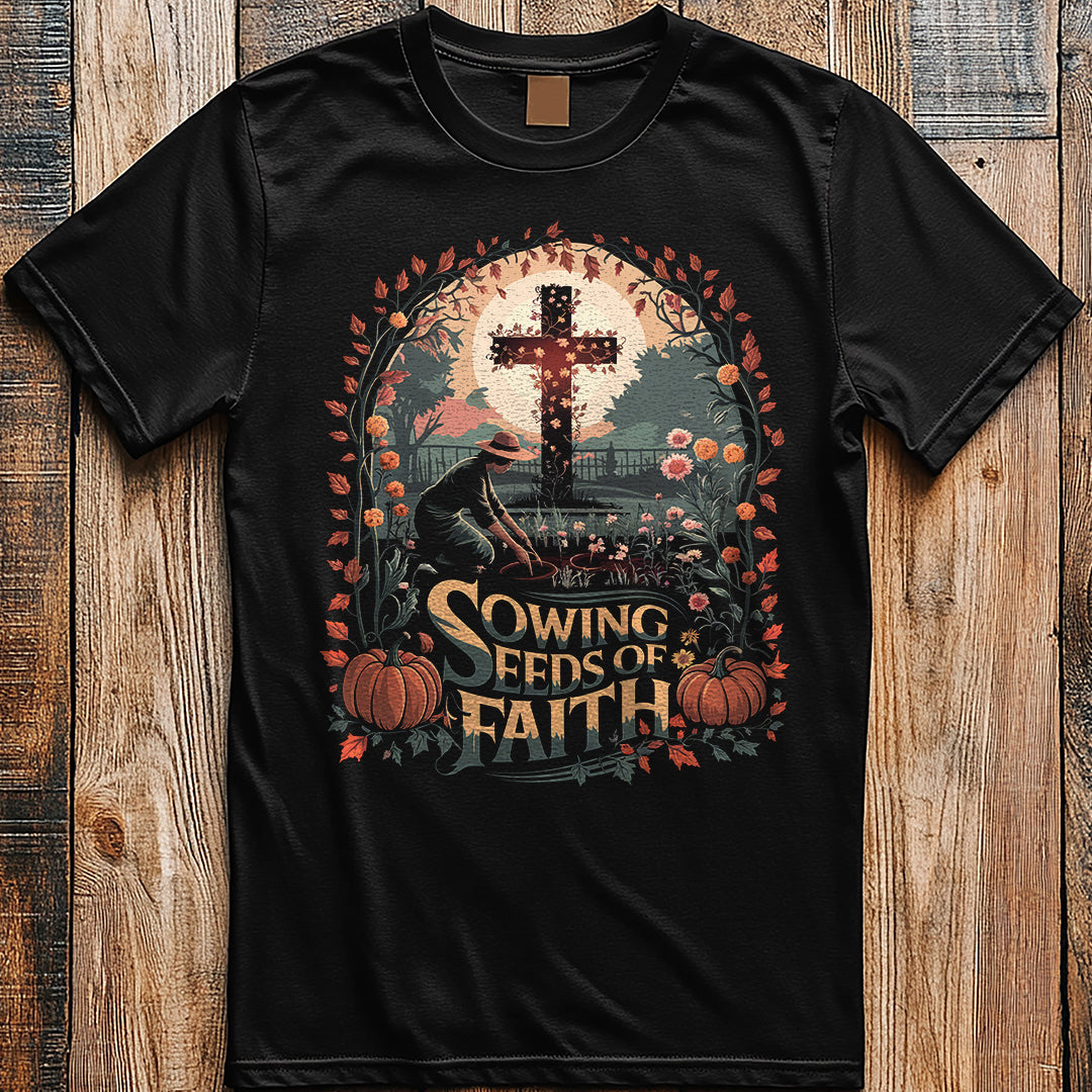 Sowing Seeds of Faith Classic Unisex T-Shirt Gildan for Adults