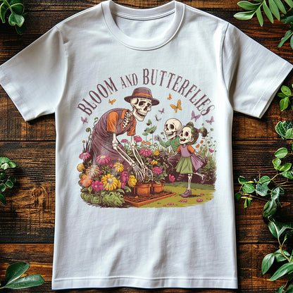 Bloom and Butterflies Classic Unisex T-Shirt Gildan for Kids