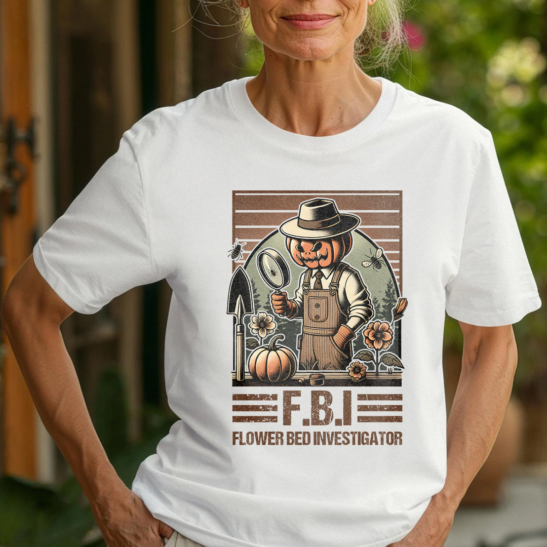 FBI Flower Bed Investigator Classic Unisex T-Shirt for Adults