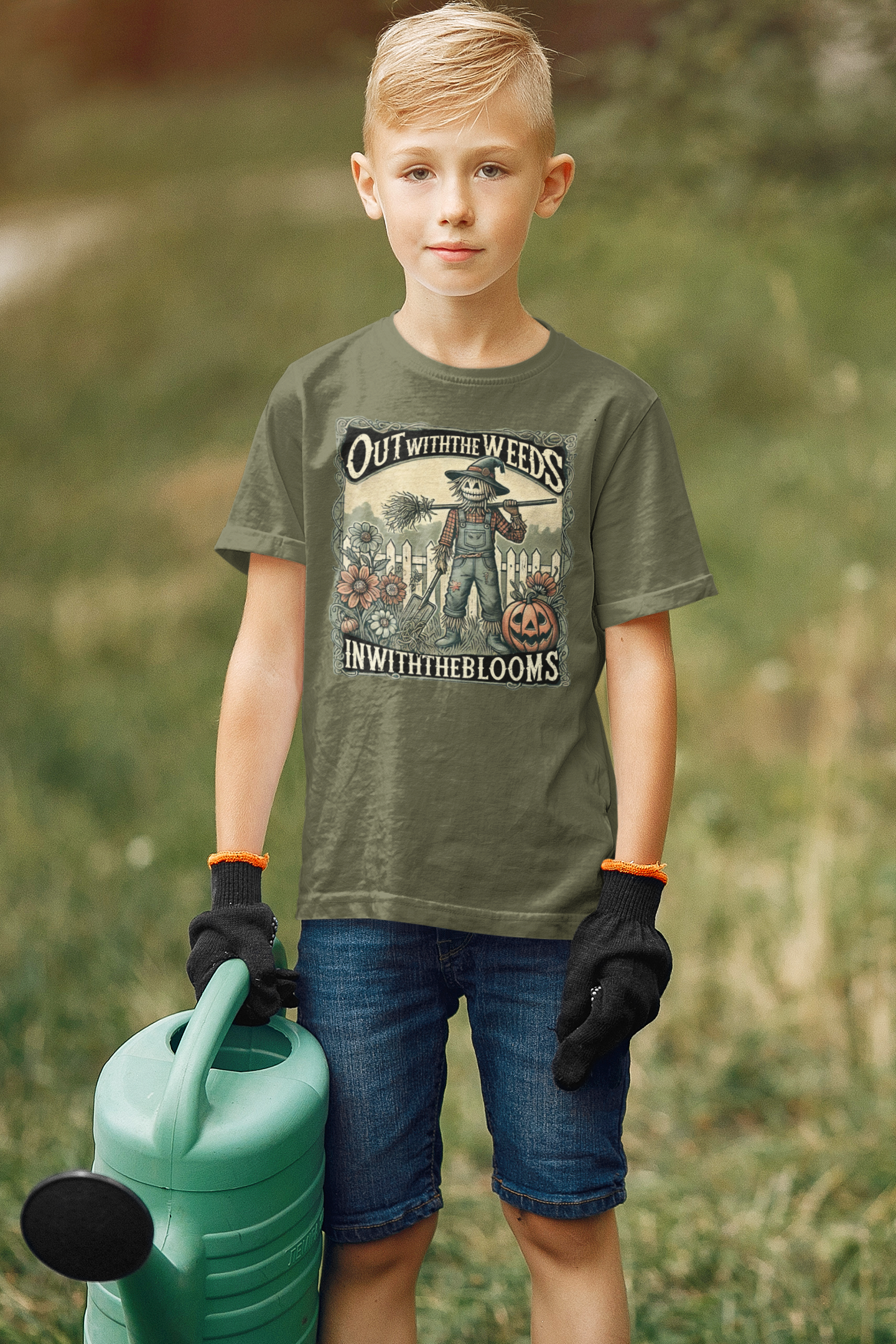 Out With The Weeds Classic Unisex T-Shirt Gildan for Kids