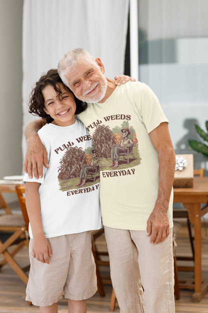 Pull Weeds Everyday Classic Unisex T-Shirt Gildan for Kids