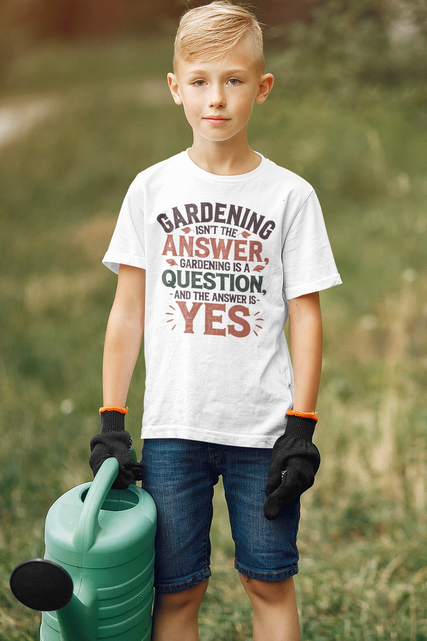 Gardening is not the Answer Classic Unisex T-Shirt Gildan for Kids