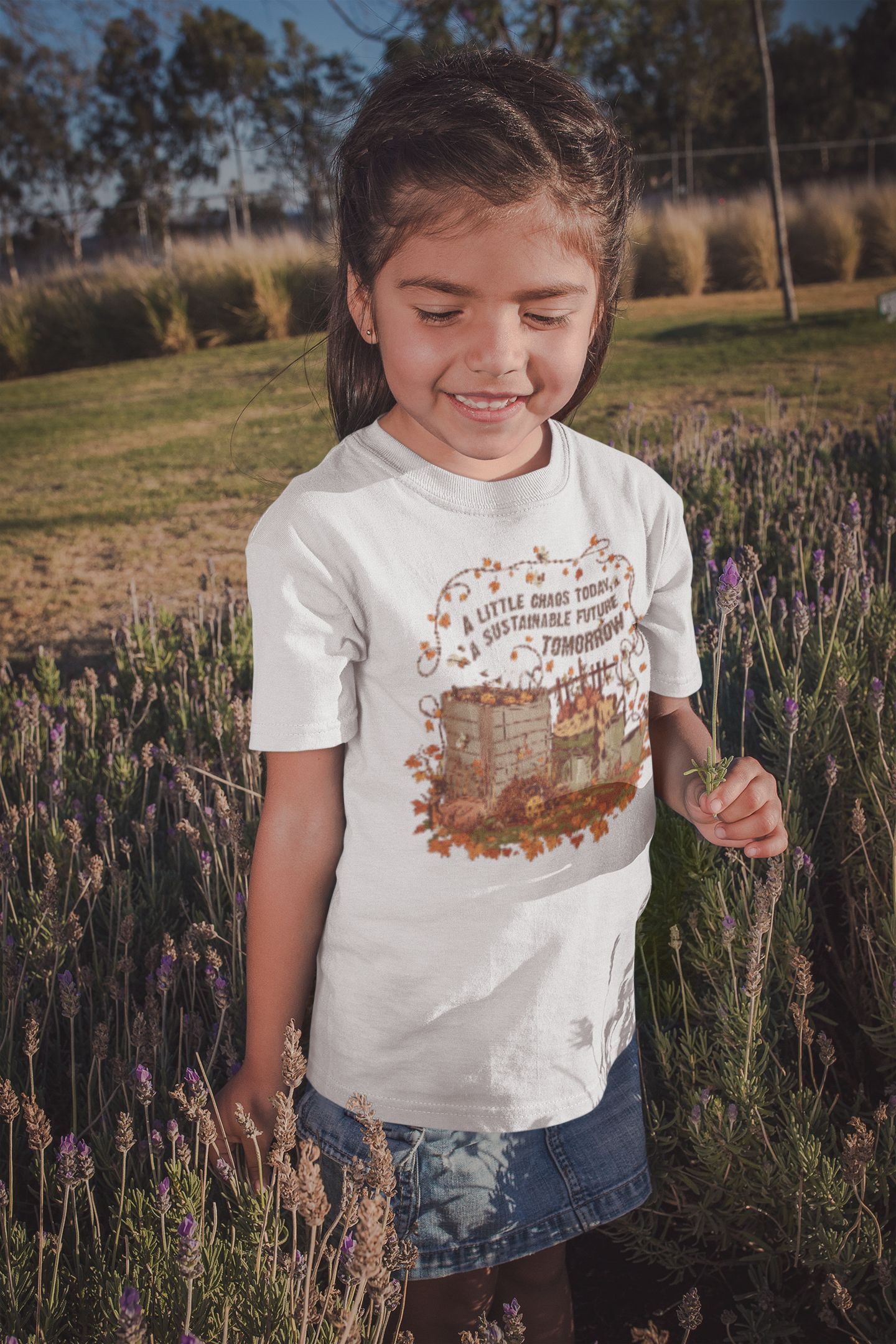 Chaos Today Sustainable Tomorrow Unisex T-Shirt Gildan for Kids