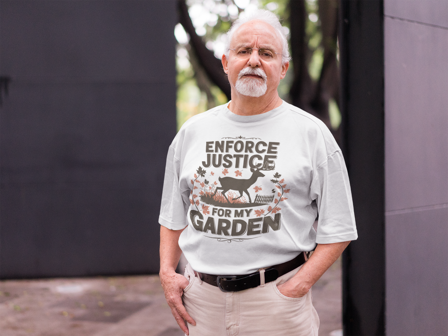 Enforce Justice For My Garden Classic Unisex T-Shirt for Adults