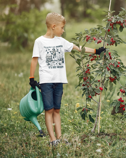 My garden's not Haunted Classic T-Shirt for Kids