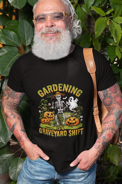 Gardening Is A Grave Yard Shift Classic T-Shirt for Adults