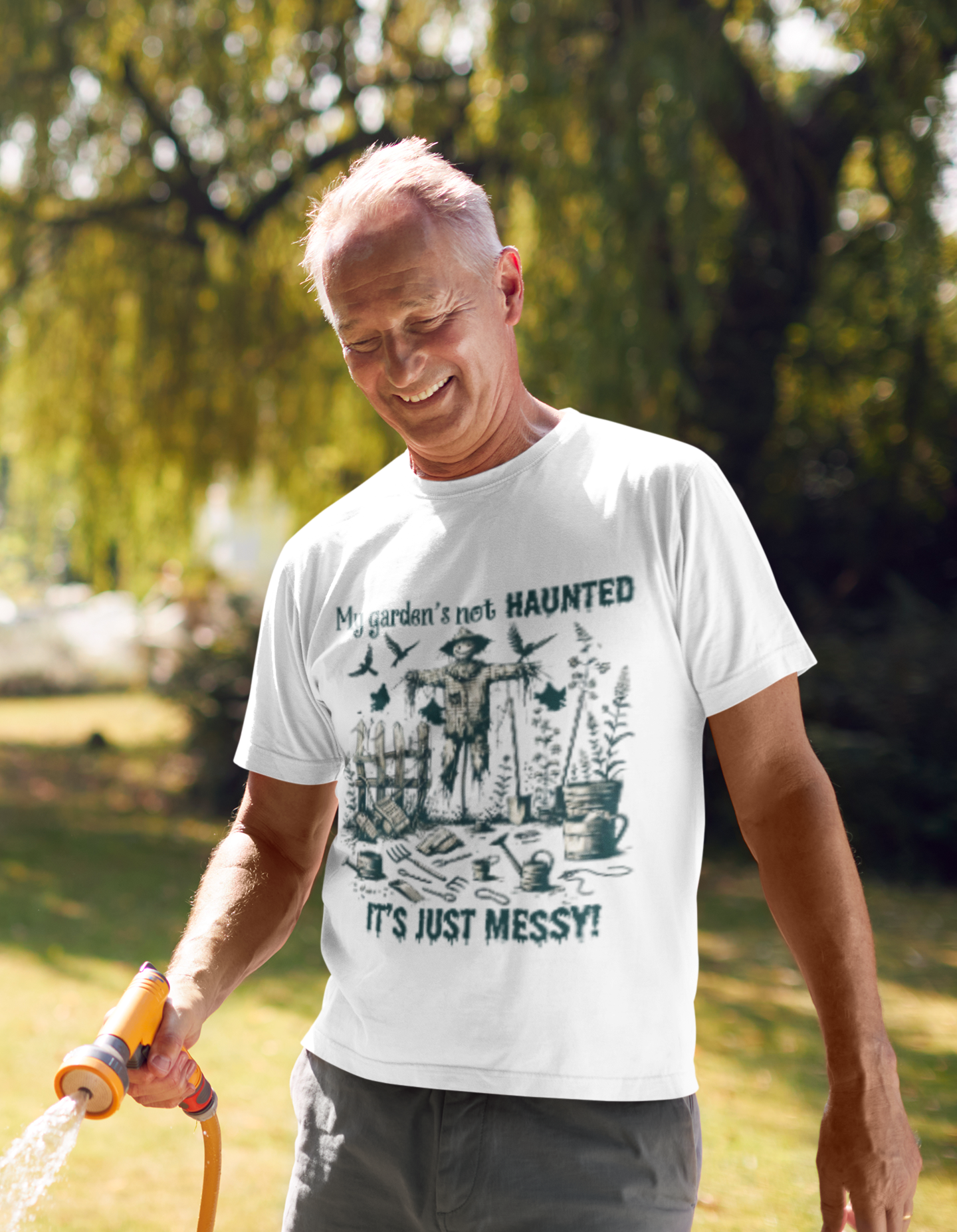 My garden's not Haunted Classic T-Shirt for Adults