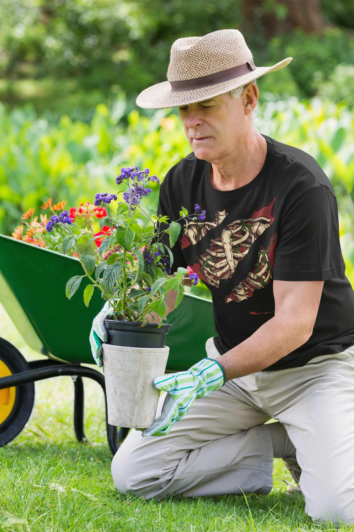 Torn Between Gardening and Halloween Classic T-Shirt Pack